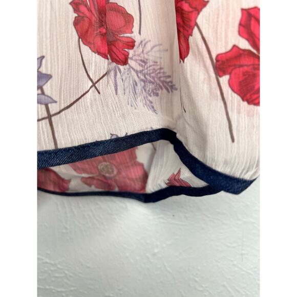 Endless Rose Sheer Floral Kimono Robe Boho Layering Duster Small - Picture 9 of 9